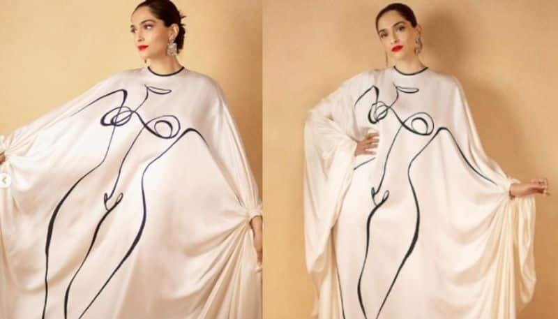 Sonam Kapoor celebrates the female form in this kaftan