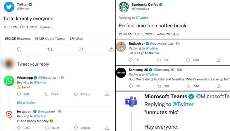 Twitter to Google to Starbucks take a look at how various companies took swipe at global outage gcw