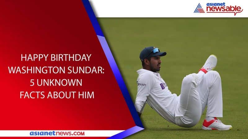 Happy Birthday Washington Sundar: 5 unknown facts about him-ayh