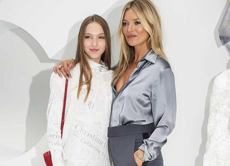 Kate Moss daughter Lila walks runway with insulin pump