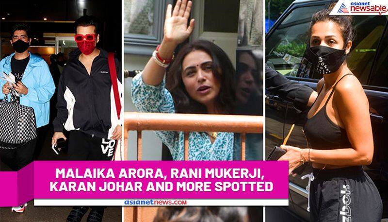 Malaika Arora, Rani Mukerji, Karan Johar and more spotted and how (Video) RCB