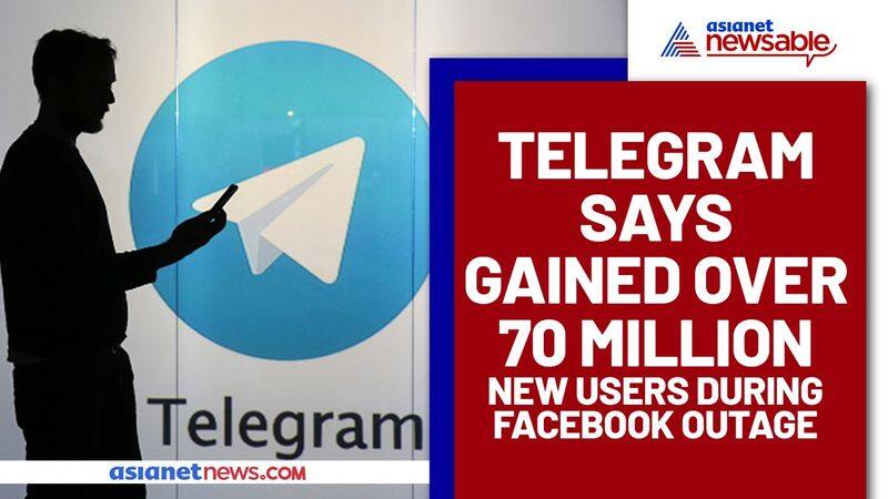 Over 70 million new users joined Telegram during Facebook outage, announces founder gcw