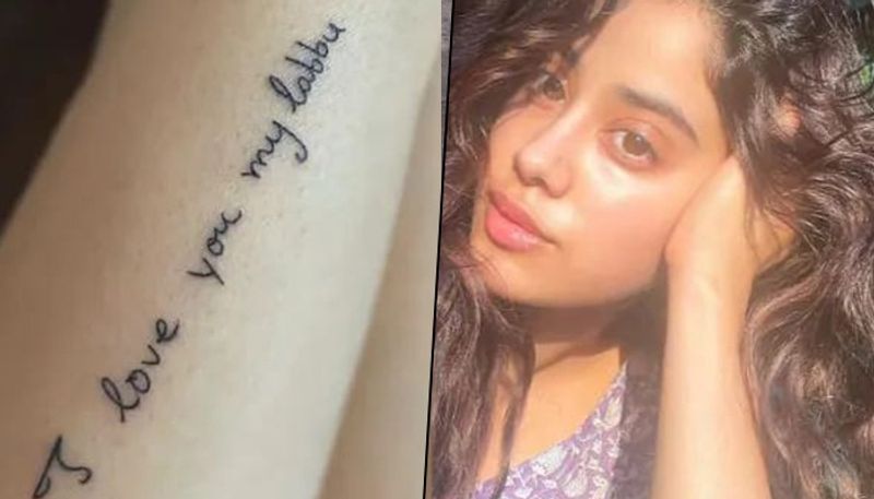 Janhvi Kapor gets a killer tattoo; fans wonder who is 'labbu'; check pictures-SYT