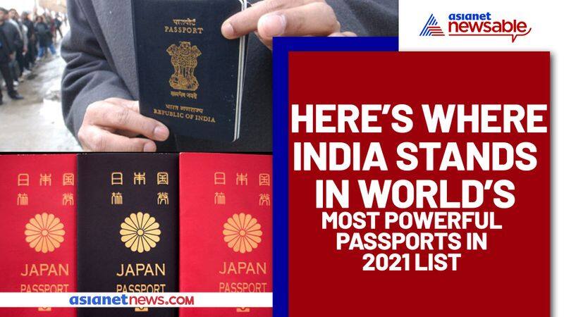 Here s where India stands in world's most powerful passports in 2021 list-dnm