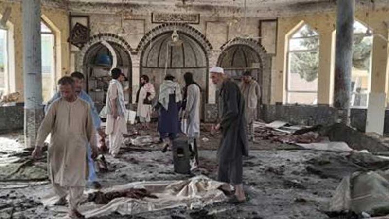 Afghanistan mosque attack Islamic State claims responsibility pod