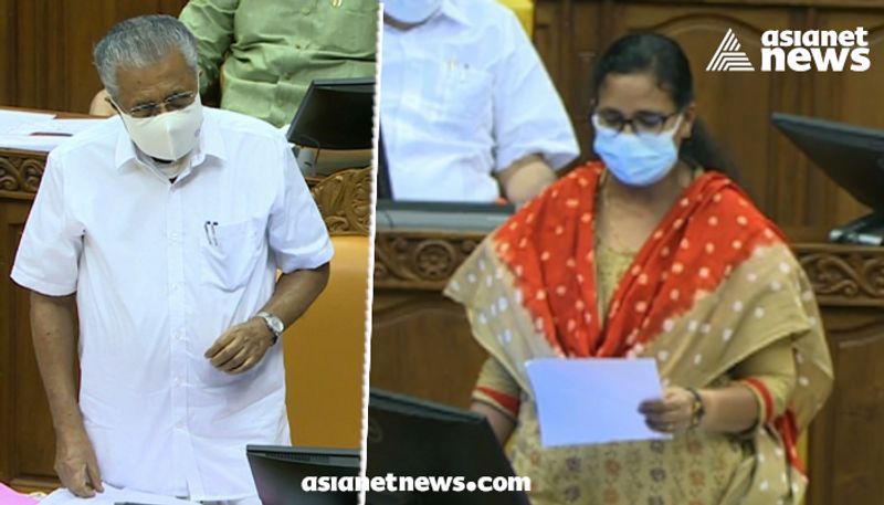 tp murder case resurfaces in kerala assembly k k rema and cm exchange questions