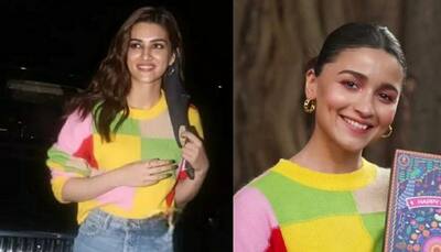 Kriti Sanon or Alia Bhatt? Who wore this multi-coloured top better? Take a look