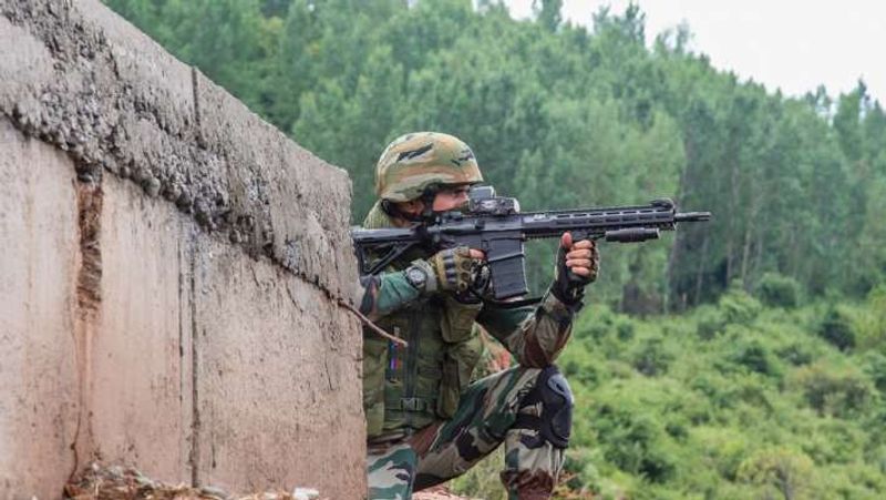 Indian Army raids vehicle in Hadura in Jammu and Kashmir Ganderbal district