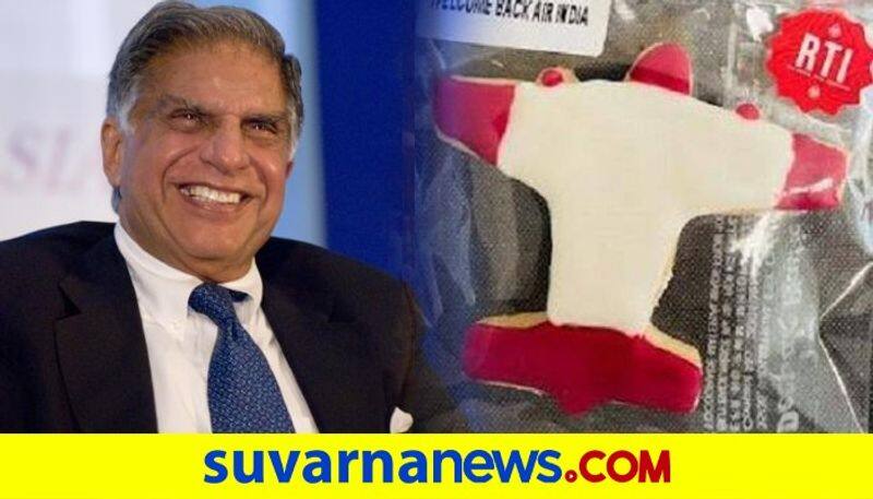 Ratan Tata receives Air India flight shaped cookie as gift dpl