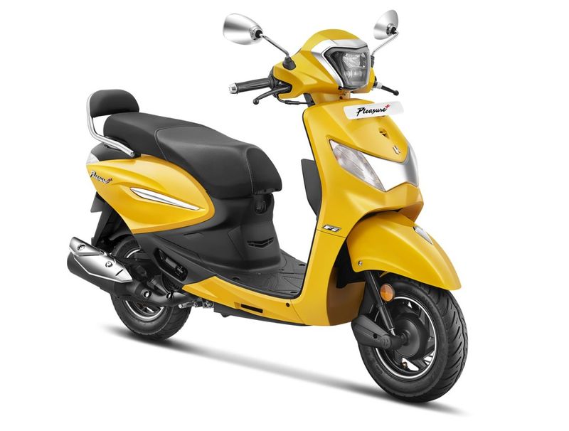 Hero Motorcorp launches new conected pleasure pluse XTEC scooter in India ckm