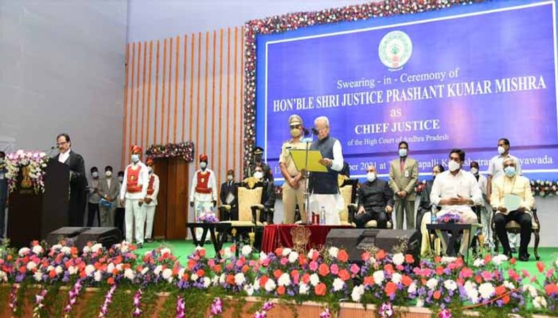 Justice Prashant Kumar Mishra sworn in as chief Justice of AP High Court