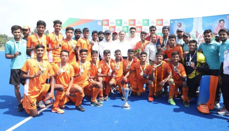 1st Hockey India Sub Junior Men Academy National Championship 2021 Madhya Pradesh Hockey Academy win Gold