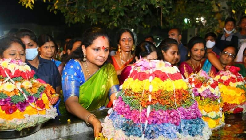 Bathukamma exhibition on Burj Khalifa in Dubai today