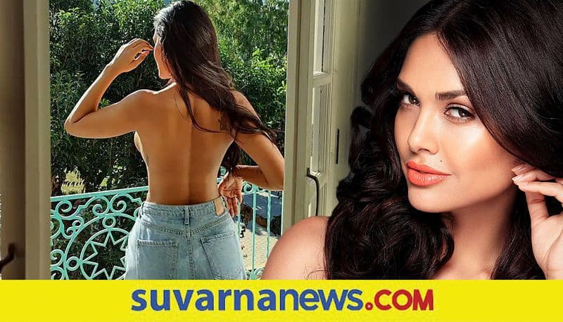 Why not ask men to cover up  Esha Gupta hits back at trolls for her topless photos mah