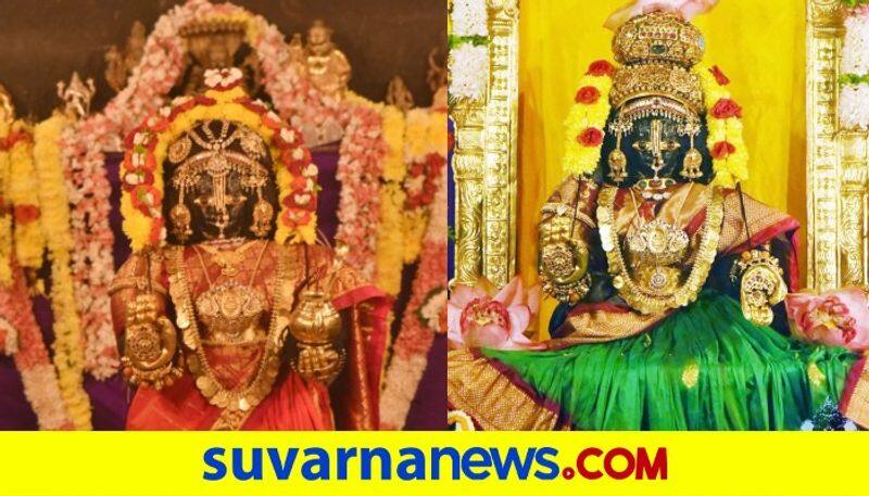 Navratri special Shree Krishna Darshana Adamaru Paryaya goddess decorations dpl