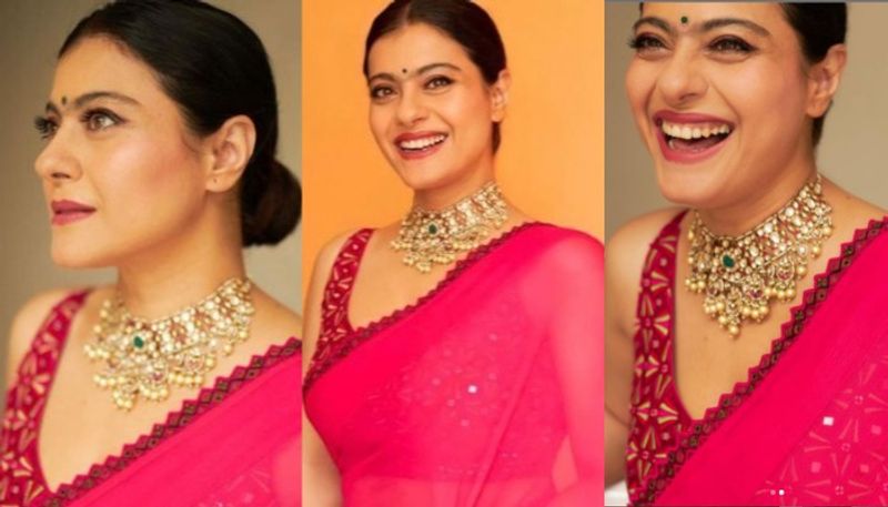 Kajol is vibrant in pink photos viral