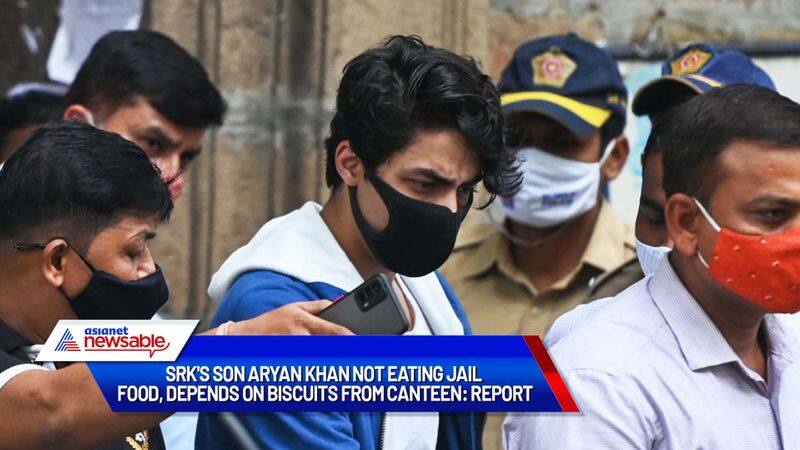 Mumbai drugs case Aryan Khan surviving only on biscuits not eating jail food