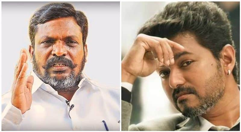 Actors coming to politics is a curse! Thirumavalavan slams Vijay?