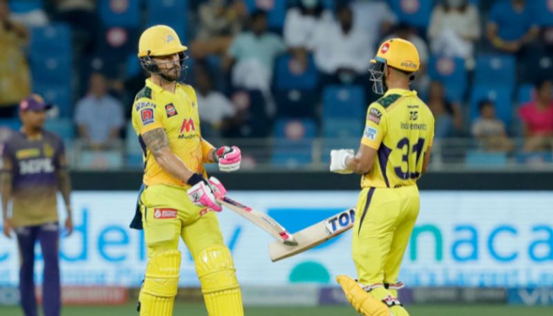 IPL 2021 Ruturaj Gaikwad and Faf du Plessis create record for third best partnership runs in a season