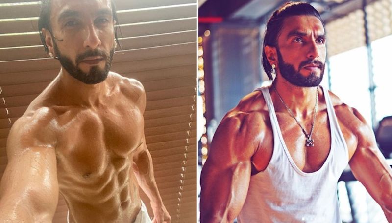 Ranveer Singh drops shirtless picture, asks fans 'pasine kyun chhoot rahe hain?'-SYT