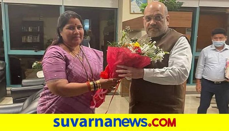 BJP MLA Roopali Naik Met Union Home Minister Amit Shah in Goa grg