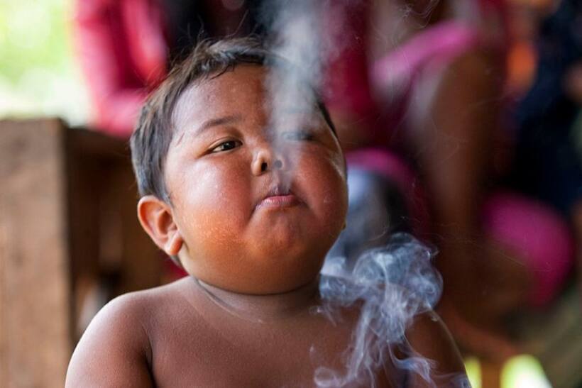 2-year-old toddler who chain-smoked ‘40-cigarettes a day’ now unrecognisable, lives healthy nicotine-free life