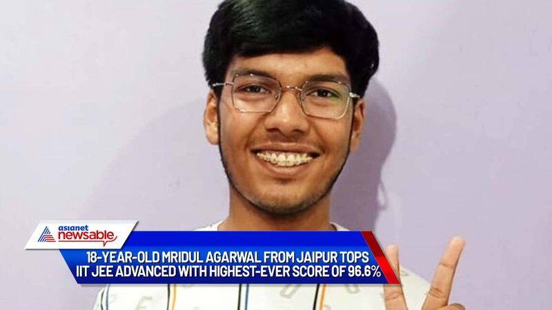 18-year-old Mridul Agarwal from Jaipur tops IIT JEE Advanced with highest-ever score of 96.6%-dnm