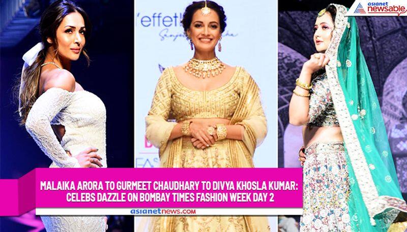 Malaika Arora to Gurmeet Chaudhary  Celebs dazzle on Bombay Times Fashion  Week Day 2