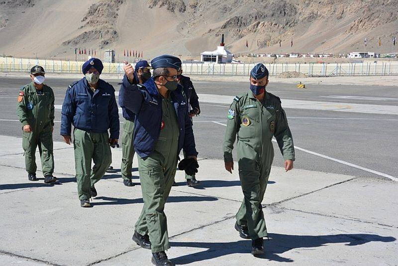 IAF chief briefed upon Chinese air threat in Ladakh