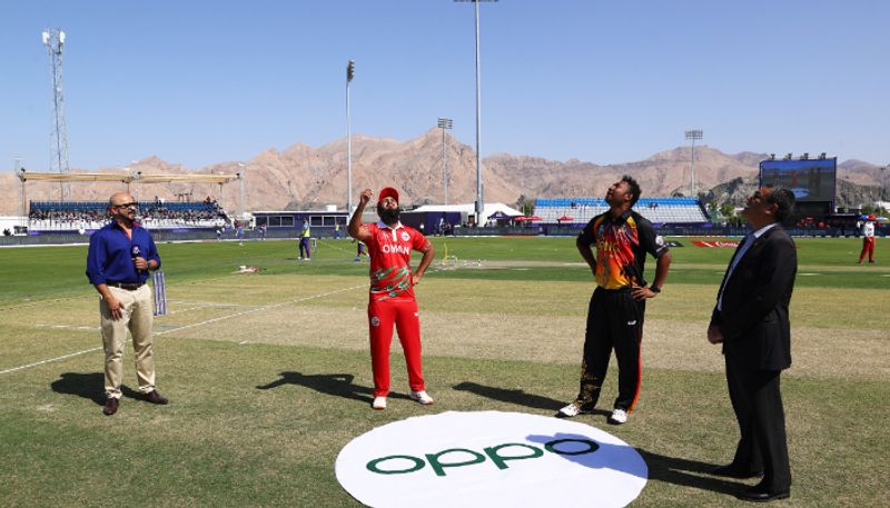 T20 World Cup 2021 Oman captain Zeeshan Maqsood four wicket restrict Papua New Guinea 129 runs