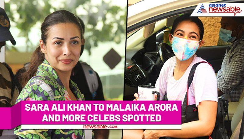 Malaika Arora to Sara Ali Khan to Kriti Sanon and more celeb spotted in Mumbai today RCB