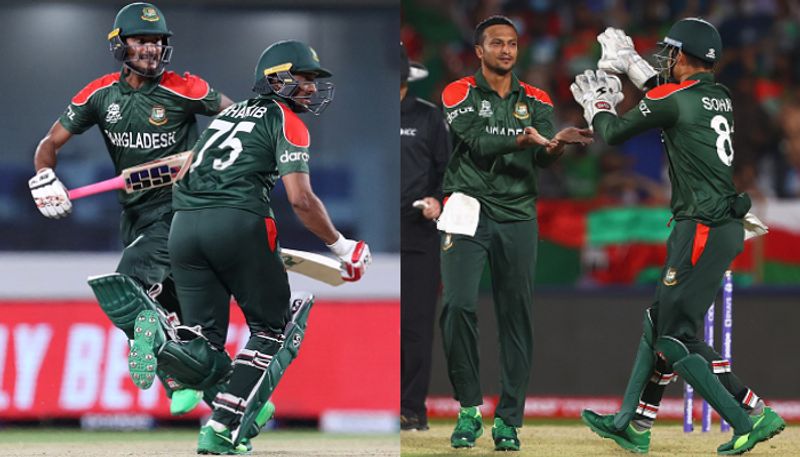 ICC T20 World Cup Bangladesh Thrashed Oman by 26 runs alive Super 12 Hope kvn