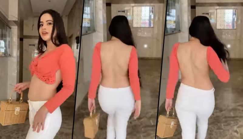 Urfi Javed goes topless in latest reel; her bizarre fashion sense invoke comment battle amid netizens (Video)-SYT