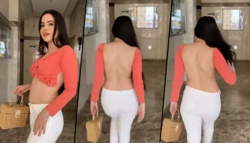 Urfi Javed goes backless in latest reel; her bizarre fashion sense invoke comment battle amid netizens (Video)