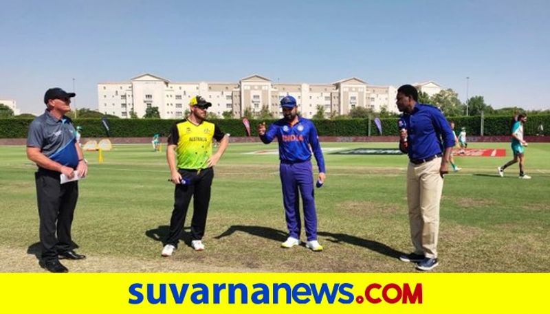 T20 World Cup Warm up match Australia won the toss elected to Bat First against India kvn