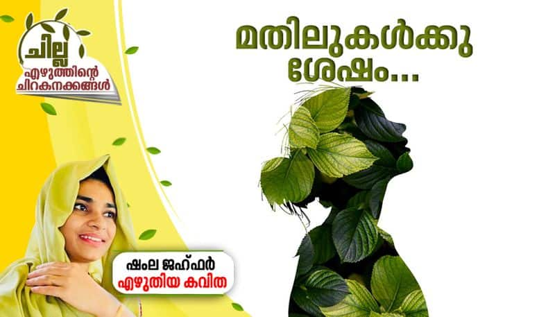 chilla malayalam poem by shamla Jahfar