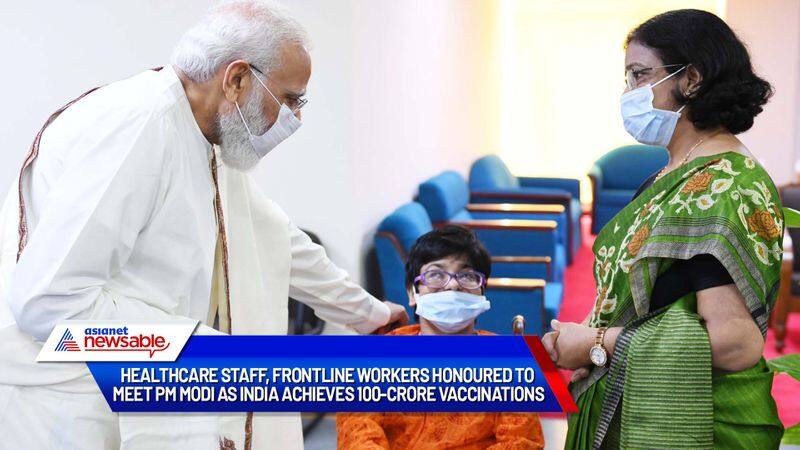 Here s what healthcare staff, beneficiaries think on meeting PM Modi as India achieves vaccination milestone-dnm