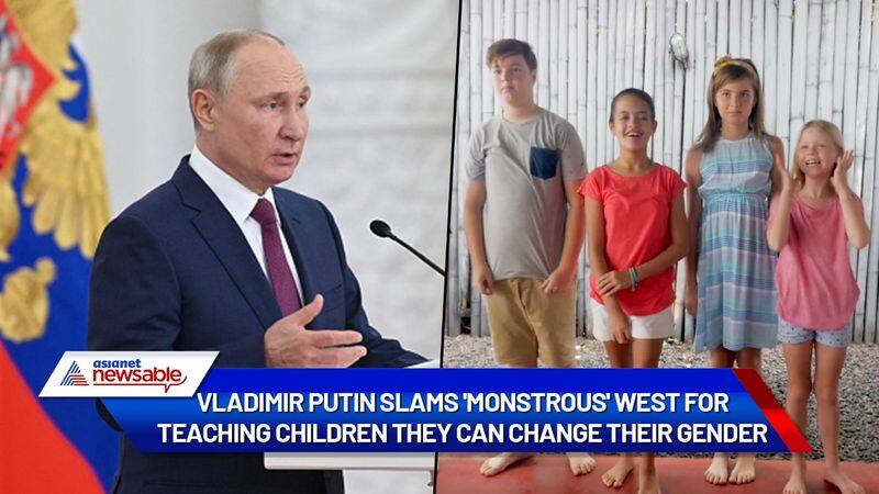 Vladimir Putin takes a dig at monstrous West for encouraging kids to change gender