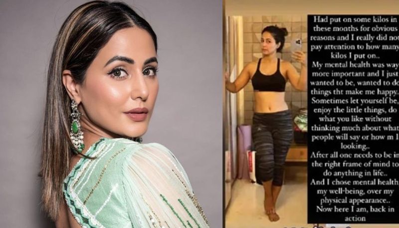 I Chose Mental Health Over My Physical Appearance says Hina Khan