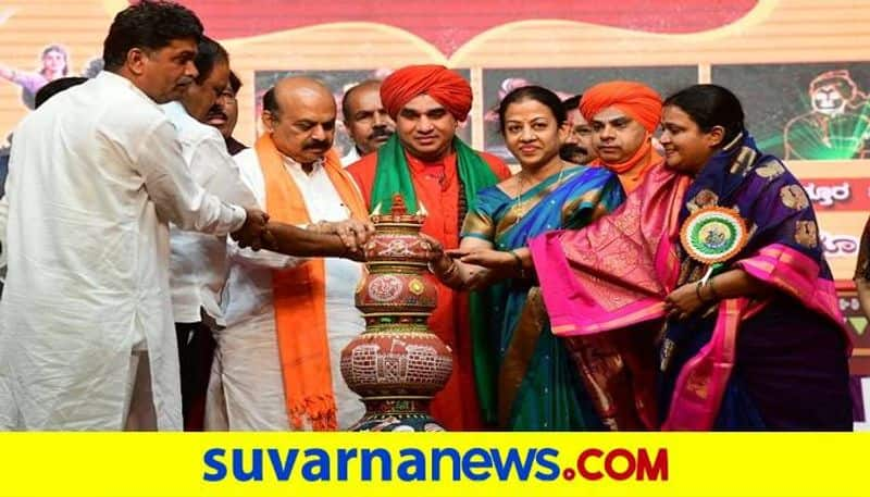 CM Basavaraj Bommai Inauguration of Kittur Utsav in Belagavi grg