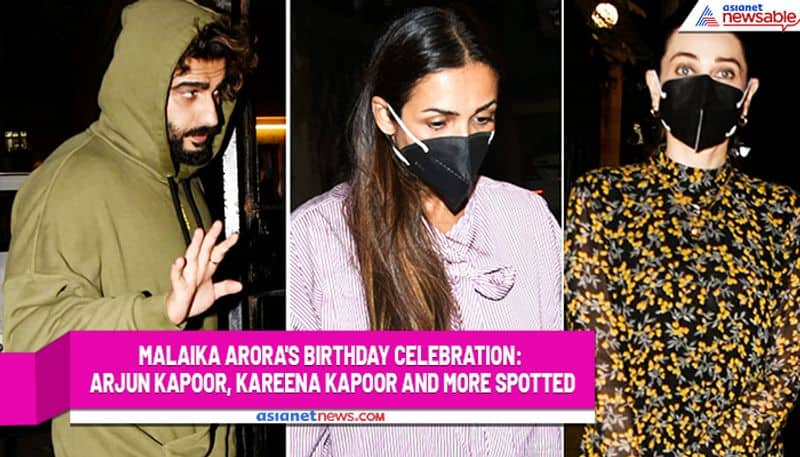 Malaika Arora's birthday celebration: Arjun Kapoor, Kareen & Karisma Kapoor spotted SCJ