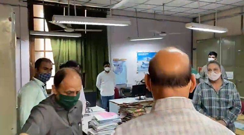 Rajnath Singh conducts surprise check at MoD office; here's what he found