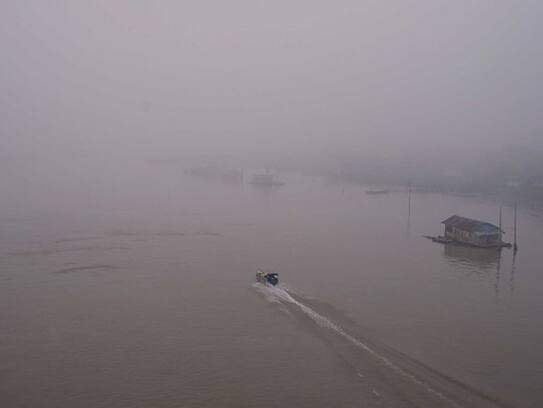 Bibinagar-pochampally  low level Bridge  Closed due to heavy floods of Musi River lns