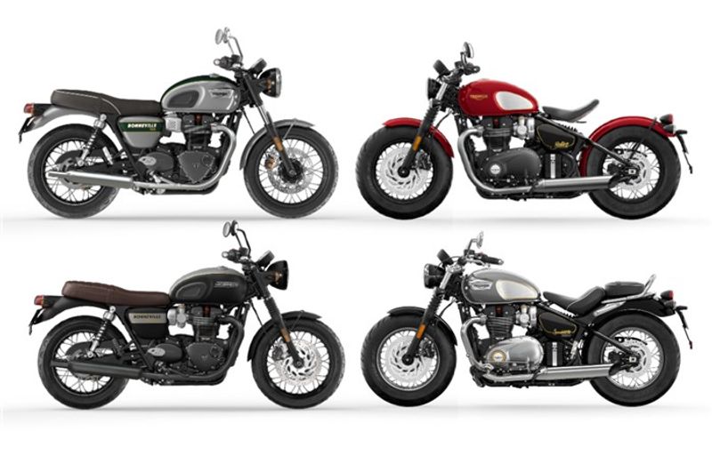 Triumph Gold Line Edition line up revealed