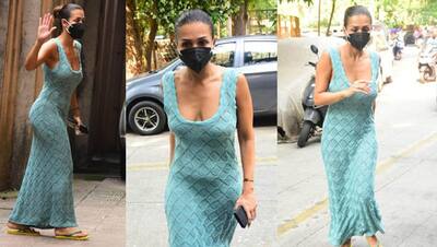 Celebs Spotted Picture: टाइट कपड़ों में Malaika Arora का चलना हुआ मुश्किल, बालों में तेल लगाए चप्पलों में दिखी