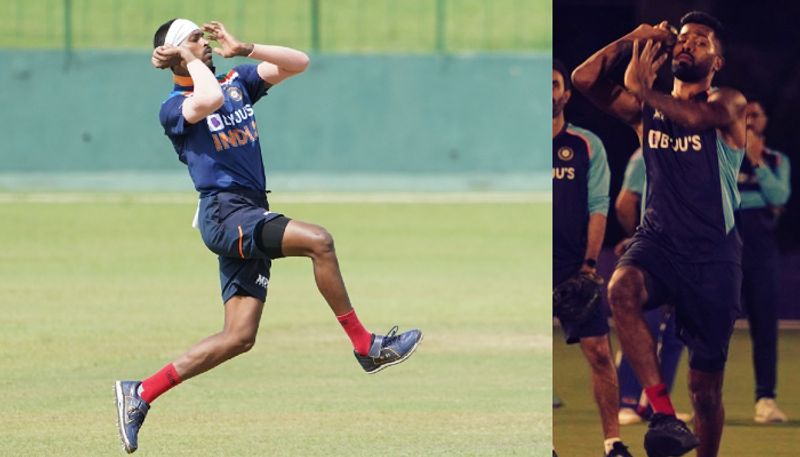 T20 worldcup 2021: BCCI Shares Hardik Pandya bowling in nets before match against New Zealand