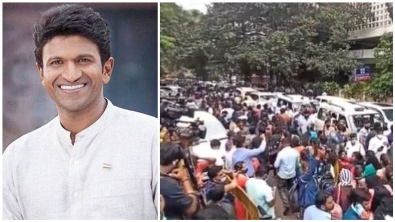 Fan sad to hear the news of Puneet Rajkumar death hospital video goes viral