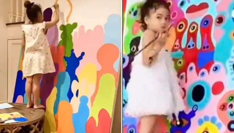 5 year old s fabulous painting skills leaves netizens amazed