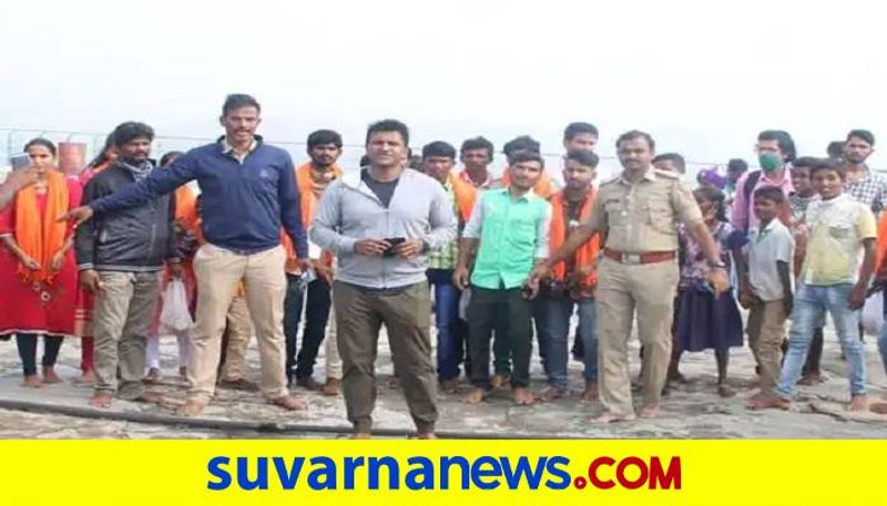 Puneeth Rajkumar disappointed for Not Anjaneya Swamy Darshan in Anjanadri Hill grg