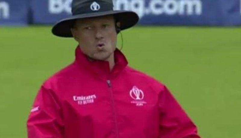 ICC World cup 2023 indian Fans react as Richard Kettleborough not part as umpire in IND vs NZ semifinal ksm